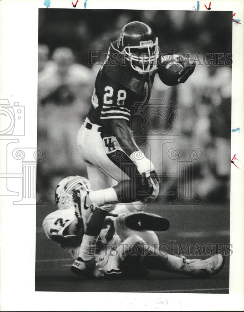 1989 Press Photo Houston and Southern Methodist play college football- Historic Images