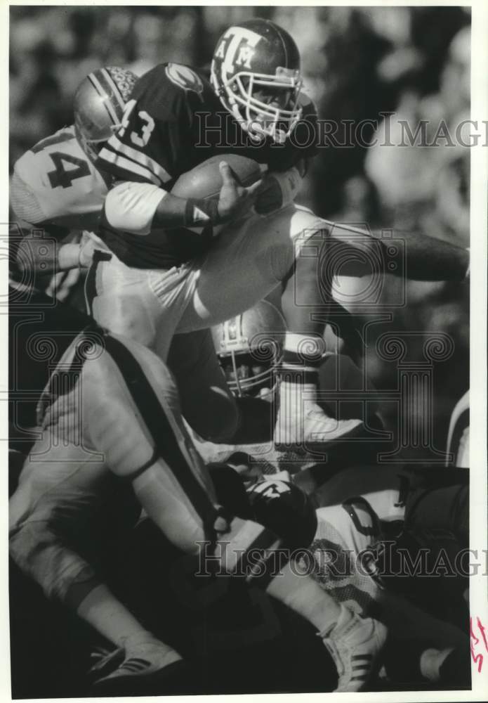 1986 Press Photo Texas A&M and Ohio State play college football - hcs25155- Historic Images