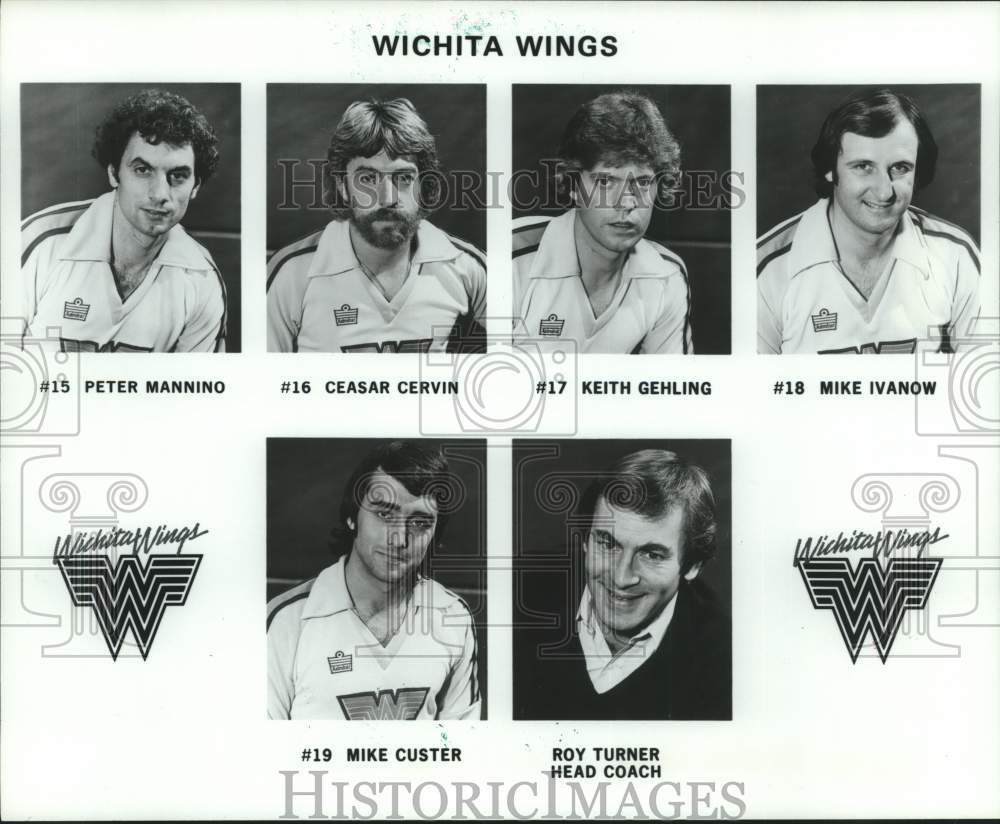 1981 Press Photo Wichita Wings soccer head shots - hcs25623 - Historic Images