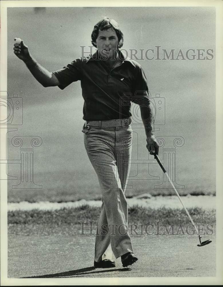 1977 Press Photo Golfer Lanny Wadkins - hcs26638- Historic Images