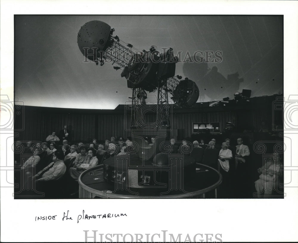 1983 Inside the Burke Baker Planetarium - Historic Images