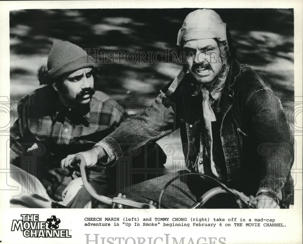 1981 Cheech Martin and Tommy Chong in "Up In Smoke" - Historic Images