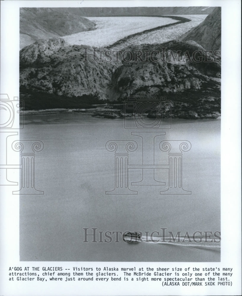 1993 The McBride Glacier in Alaska State - Historic Images