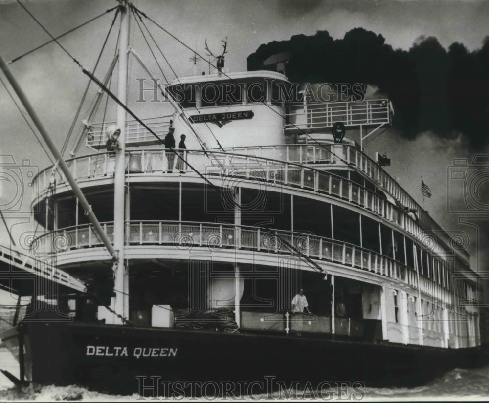 1966 Press Photo Delta Queen Ship - Historic Images