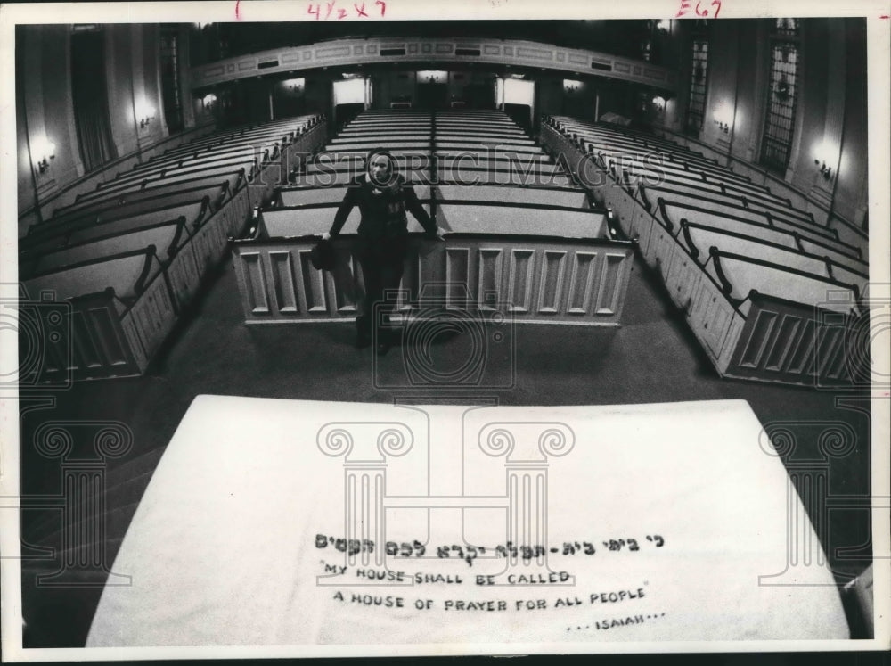 1974 Press Photo Clergy in church sanctuary - hcx02724-Historic Images