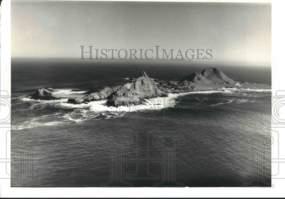 1986 Southeast Farallon Island, 27 miles from San Francisco, CA - Historic Images