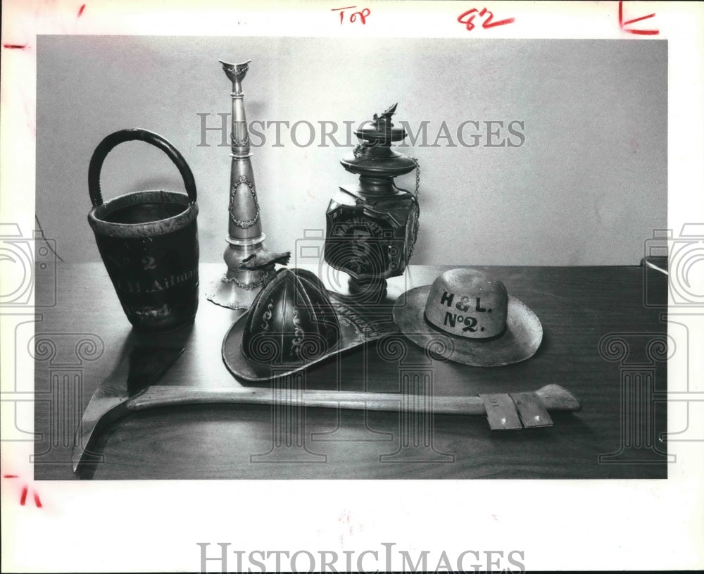 1981 Fire Equipment Collection At The Harris Co. Heritage Society. - Historic Images