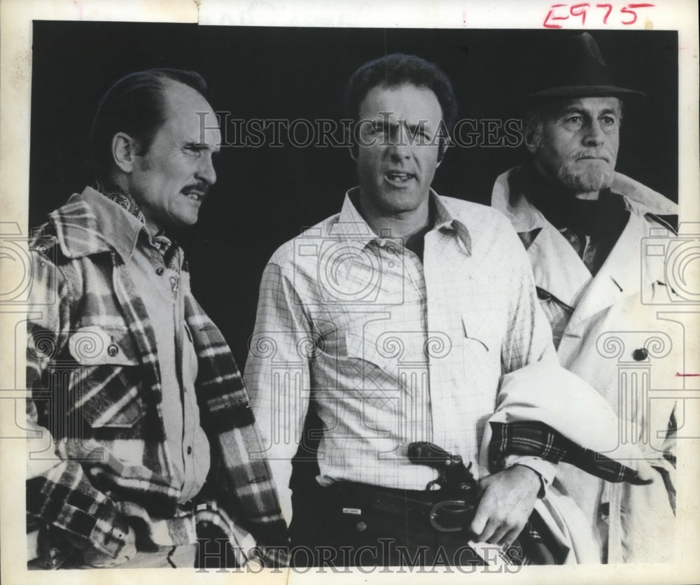 Press Photo Actors James Caan &amp; Robert Duvall. - hcx05076-Historic Images