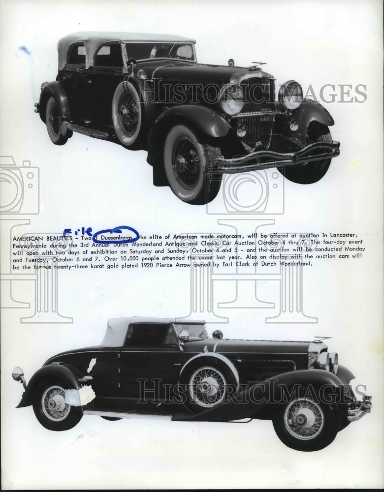 1985 Duesenberg The Elite of American Made Motorcars. - Historic Images