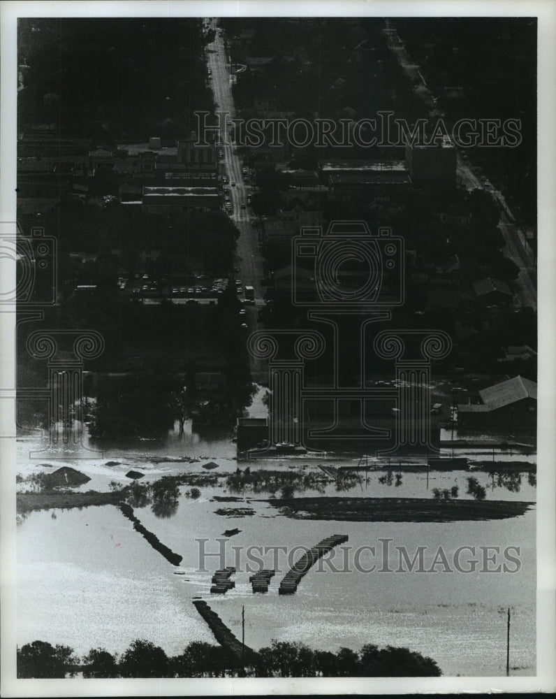 1967 Damage From Hurricane Beulah Extreme West Edge of Victoria. - Historic Images