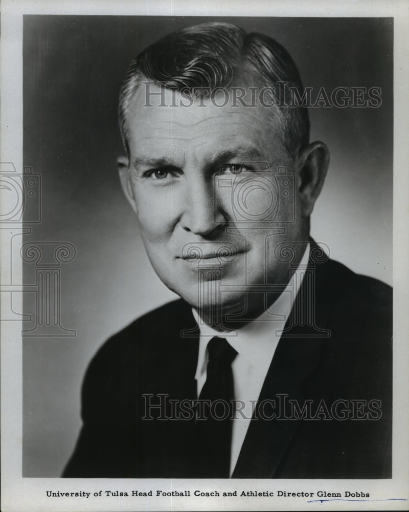 1966 Glenn Dobbs, University of Tulsa football coach-Historic Images