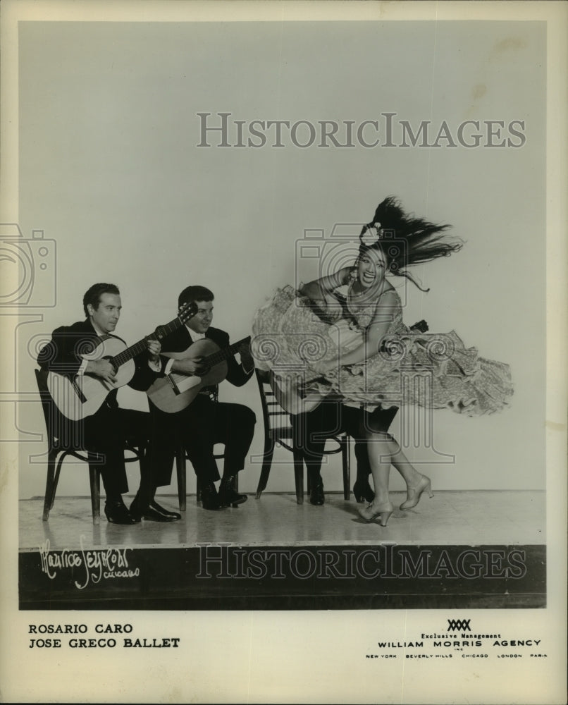 1962 Rosario Caro, Jose Greco Ballet, Spanish Ballet Group - Historic Images