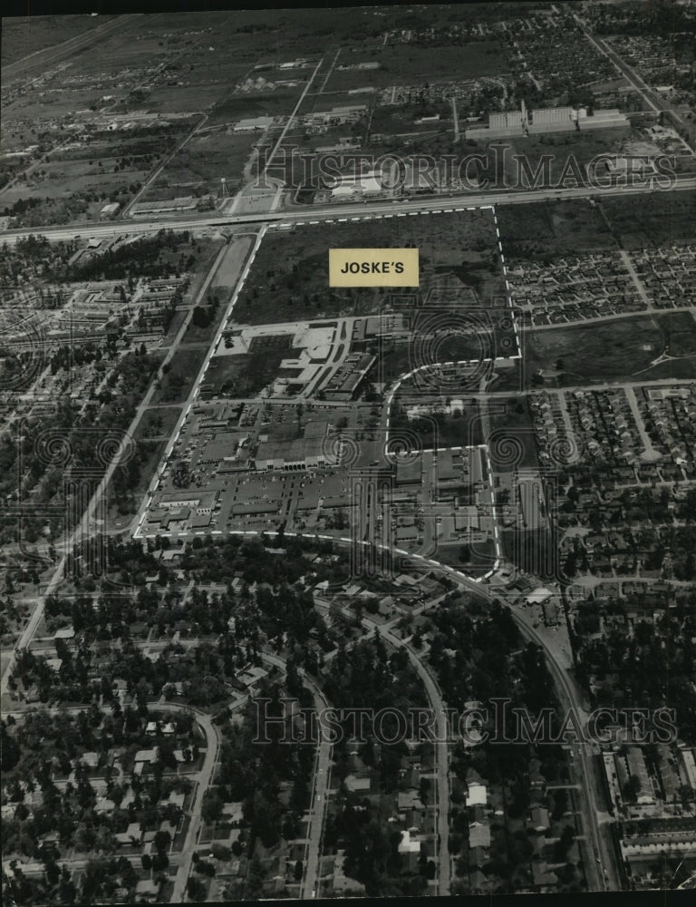 1953 Aerial View of Joske&#39;s - Historic Images