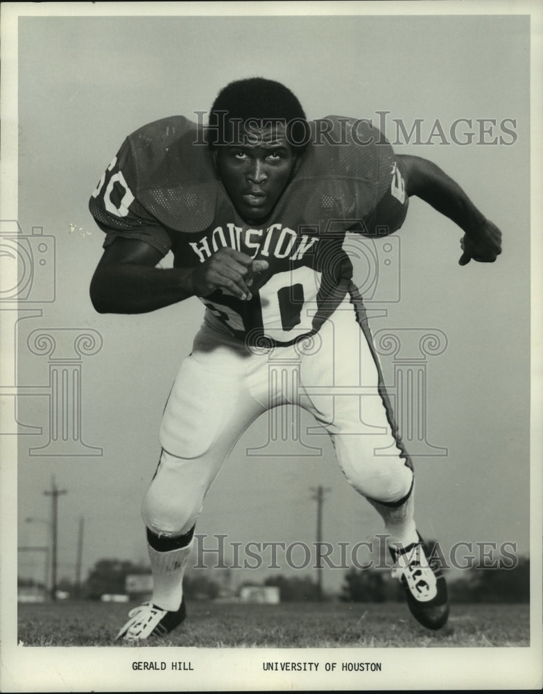 1974 Press Photo Gerald Hill, University of Houston, Football - hcx07239-Historic Images