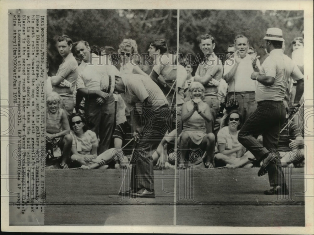 1970 Golfer Homero Blancas, Danny Thomas Memphis Classic Tourney - Historic Images