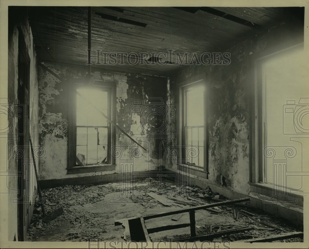 1922 Press Photo Interior of Koehler Building, Hall Hardware Co., Hous