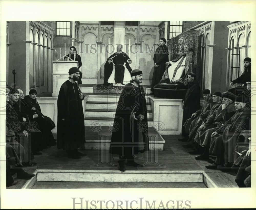 1982 Scene from Marco Polo, TV movie - Historic Images