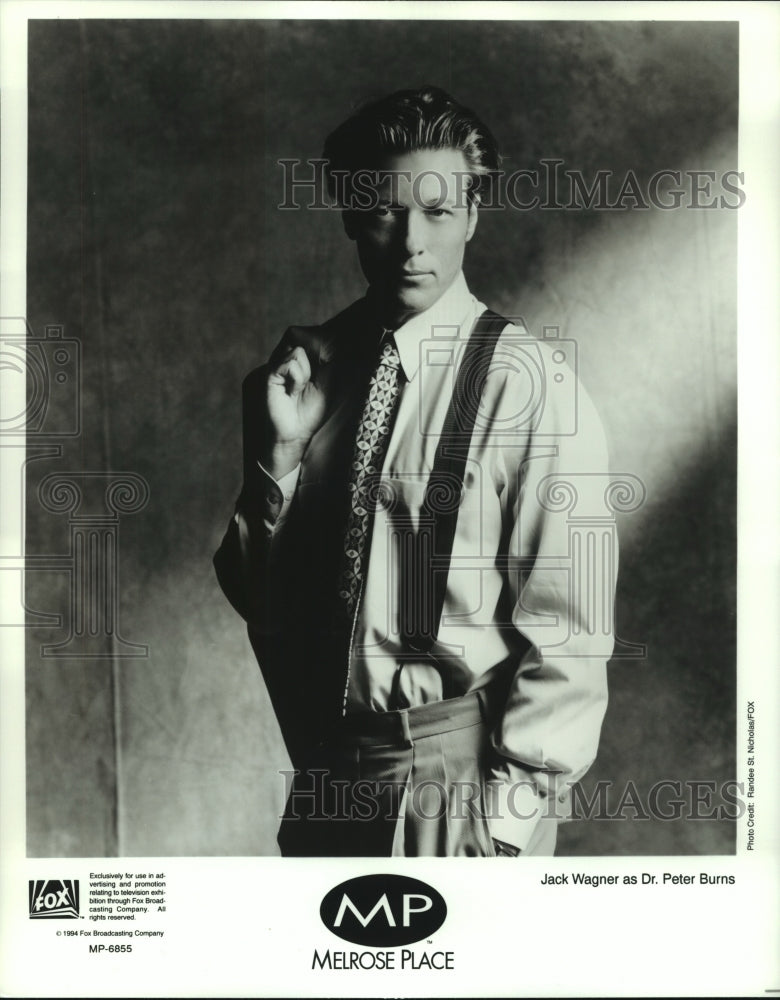 1994 Press Photo Jack Wagner as Dr. Peter Burns in &quot;Melrose Place&quot; - Historic Images