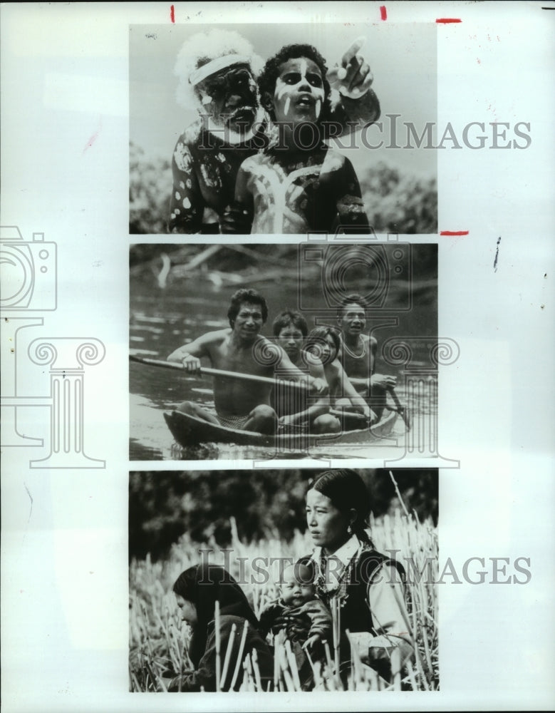 1992 Aborigines of Australia Shown on Millennium A PBS Series. - Historic Images