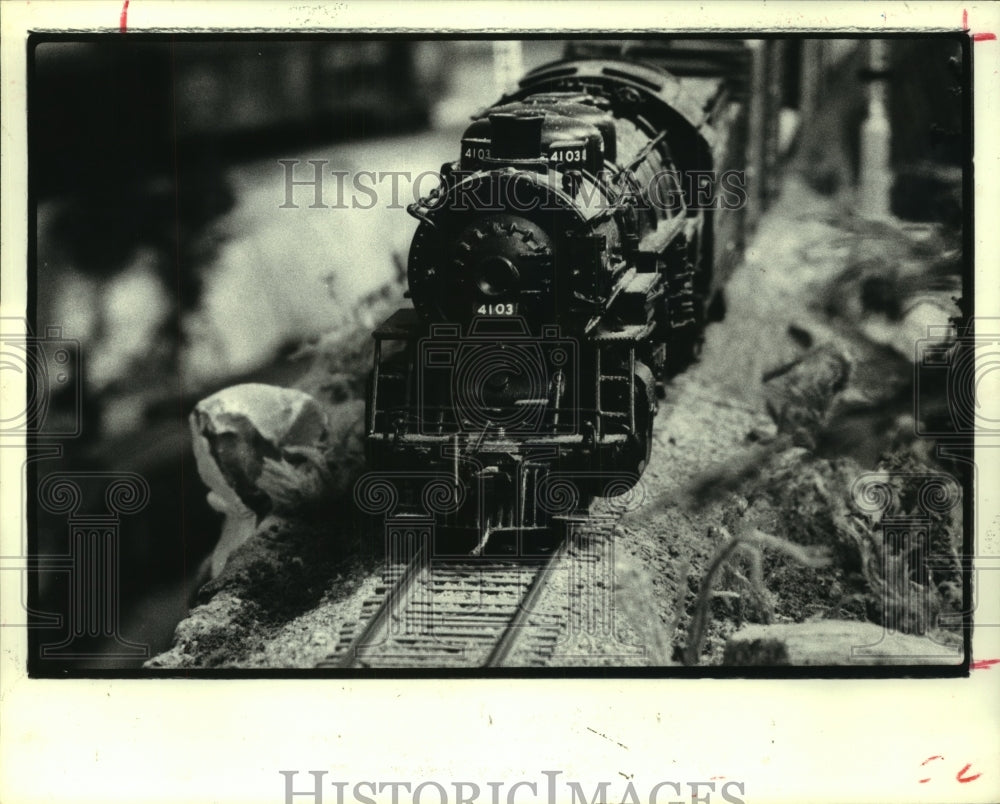 1979 Press Photo Model Train Display at Train Collectors Association exhibit-Historic Images