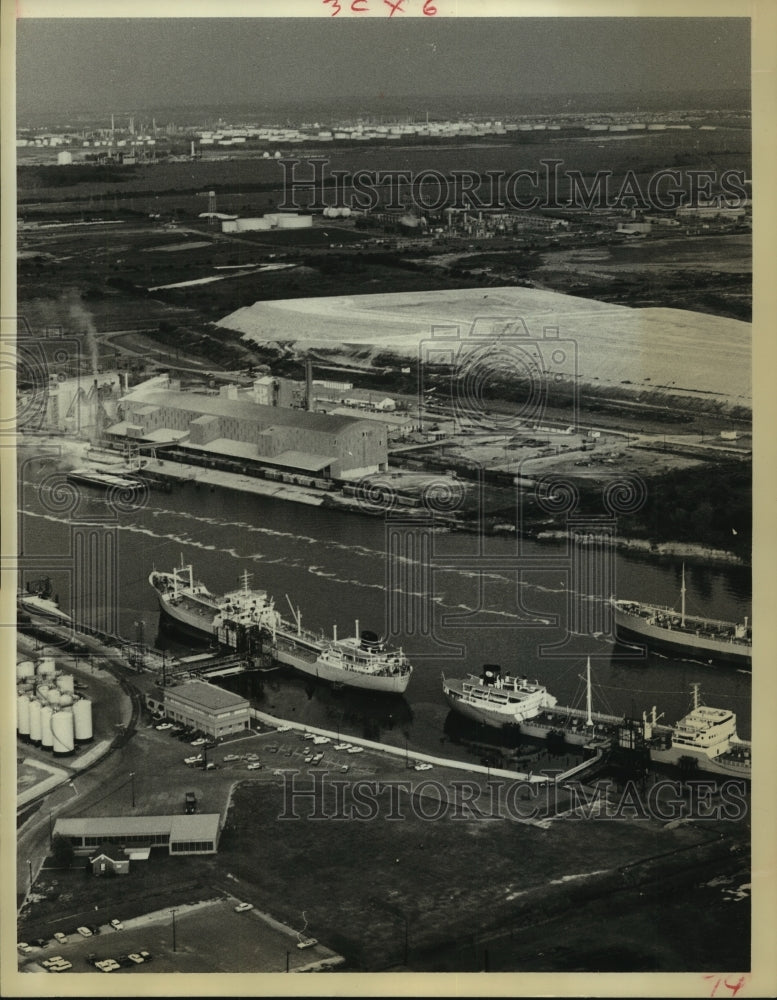 1964 Aerial View of Olin-Mathieson Chemical Corpotation in Texas - Historic Images