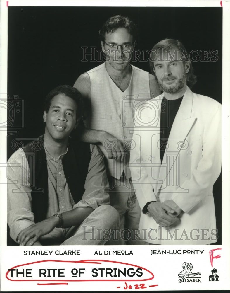 1995 Members of Jazz band "The Rite of Strings" - Historic Images