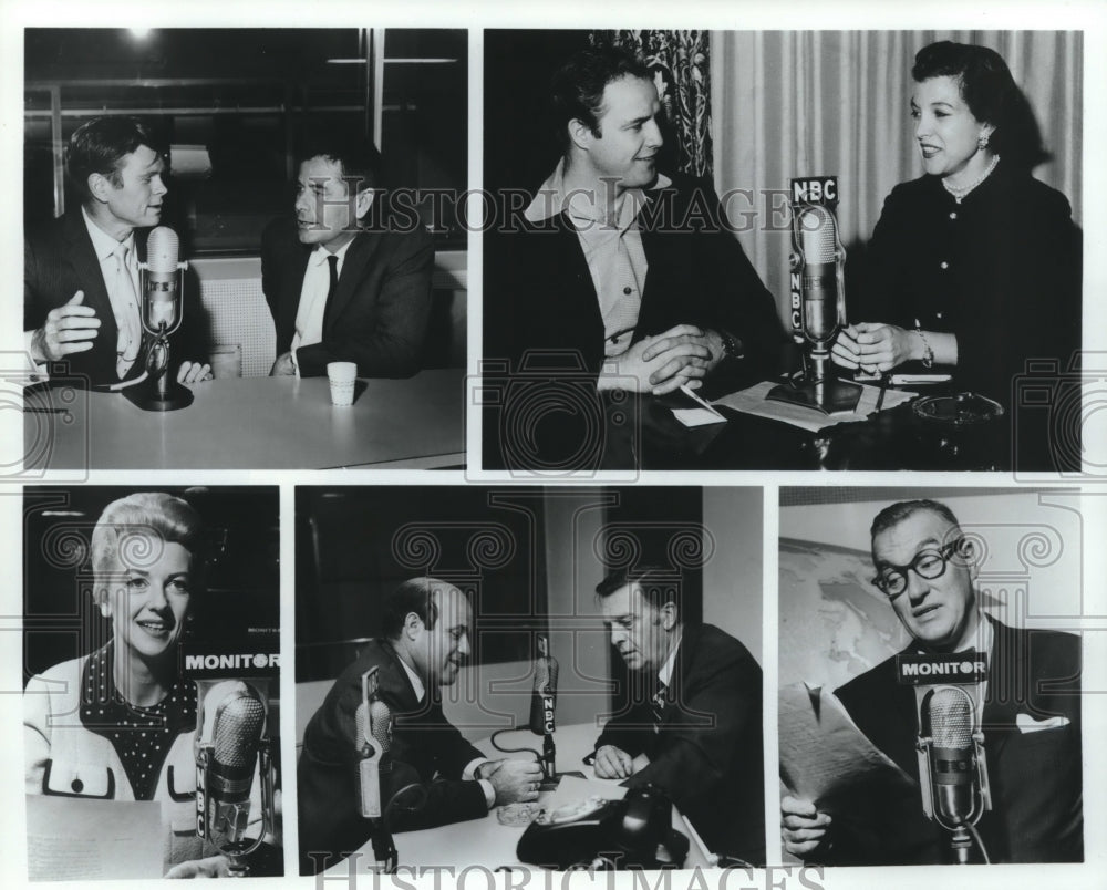 1986 The many stars to appear on NBC's radio broadcast of "Monitor" - Historic Images