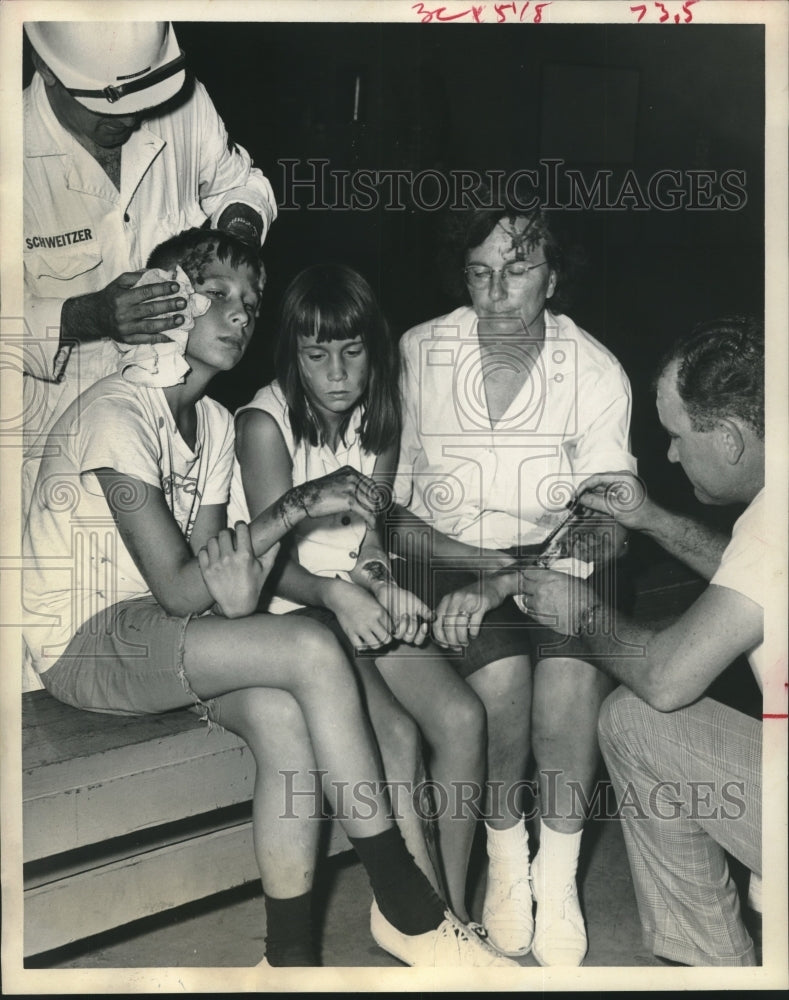 1968 Press Photo Pasadena, TX. holds community disaster drill; deemed a success.-Historic Images