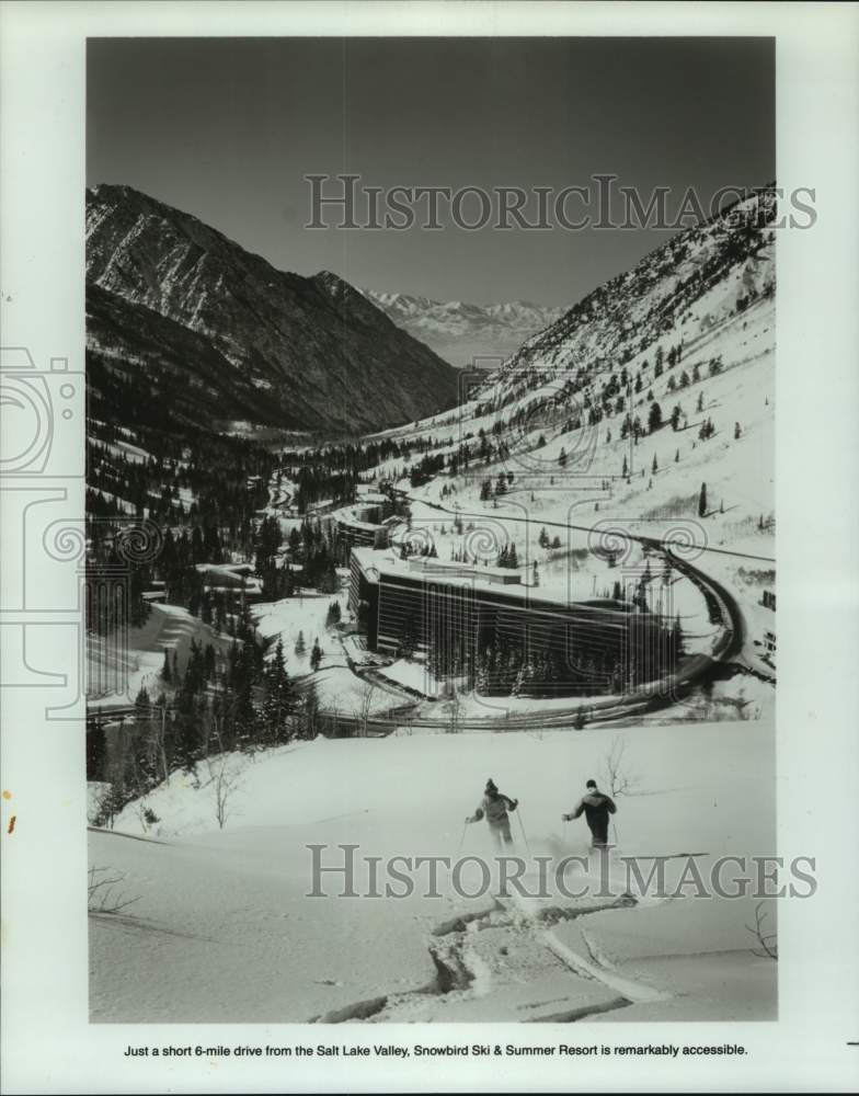 1992 Press Photo Snowbird Ski &amp; Summer Resort Remarkably Accessible - Historic Images