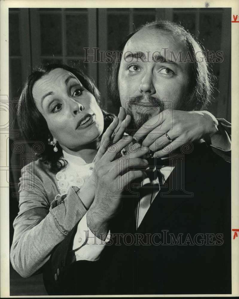 1973 Press Photo Actors in scene from "Doll House" at Southwest Theatre Guild - Historic Images