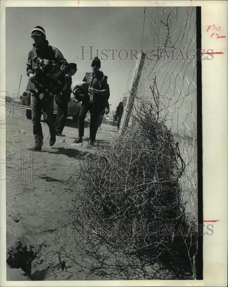 1970 Tumbleweeds Blow at Southwest '70 Peace Festival, Texas - Historic Images