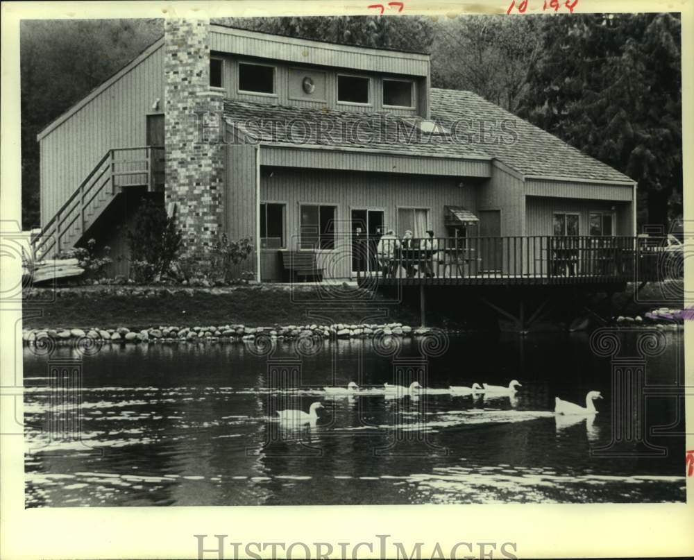 1980 Group facilities at Thousand Trails camping faciliity - Historic Images