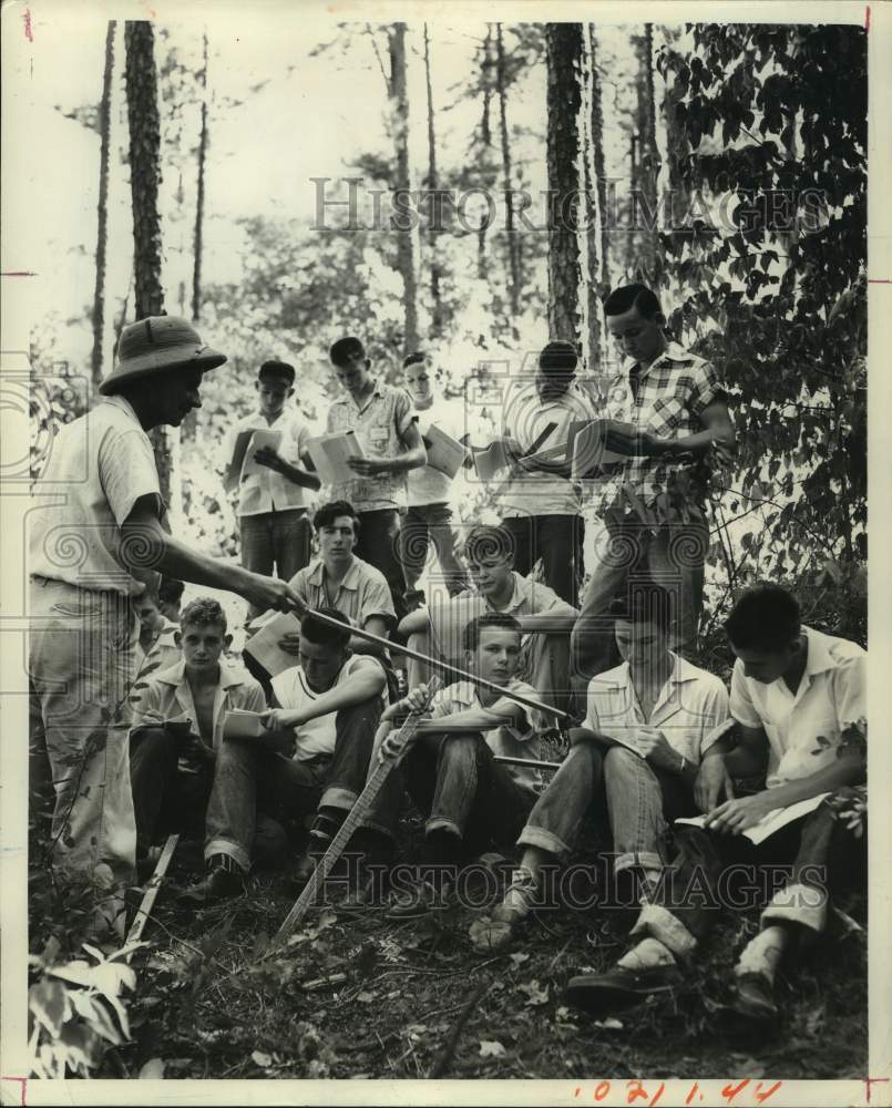 1967 Press Photo Future tree farms in Texas Forest Service outdoor classroom - Historic Images