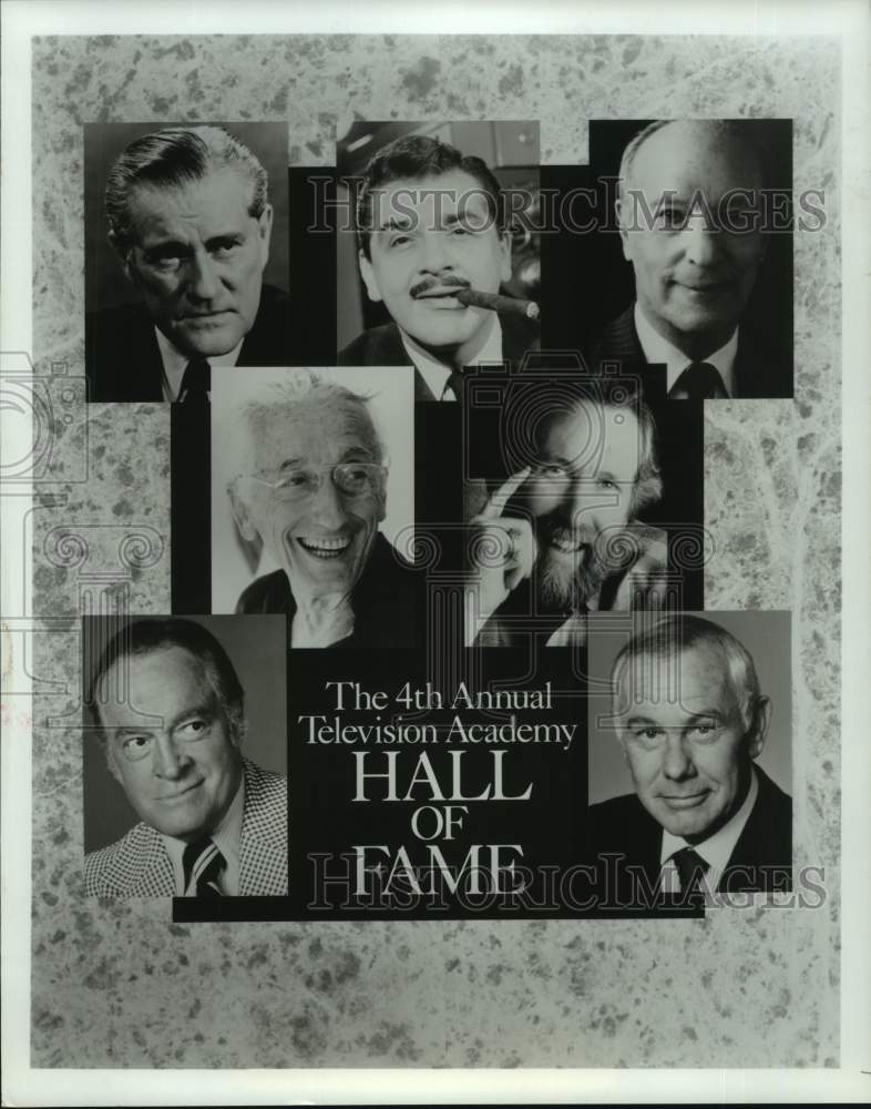 1987 Press Photo The 4th Annual Television Academy Hall of Fame inductees - Historic Images