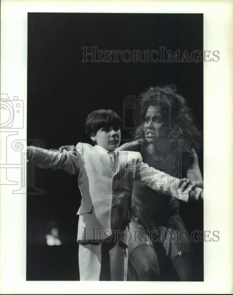 1993 Press Photo Rehearsal of musical "Tommy" at St. James Theater in New York - Historic Images