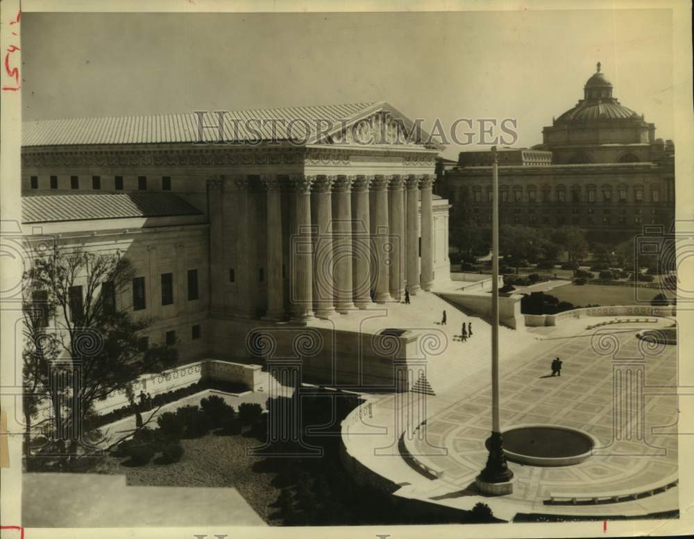 1935 Press Photo United States Supreme Court Building in Washington, D.C. - Historic Images