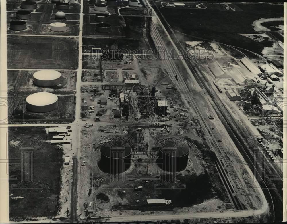 1963 Aerial of Union Carbide Corporation's Plant, Texas City, Texas - Historic Images