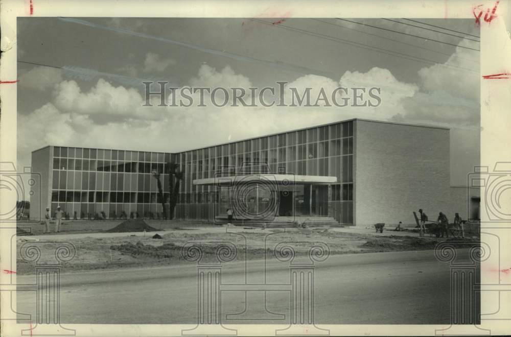 1958 Press Photo Union Carbide Corp&#39;s new building in West Alabama - Historic Images