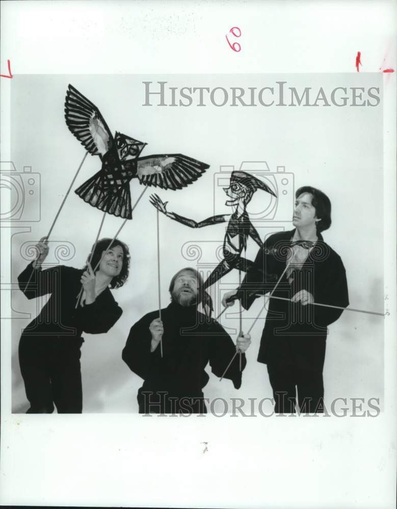 1988 Press Photo Performers of Underground Railway Theater - Houston - Historic Images