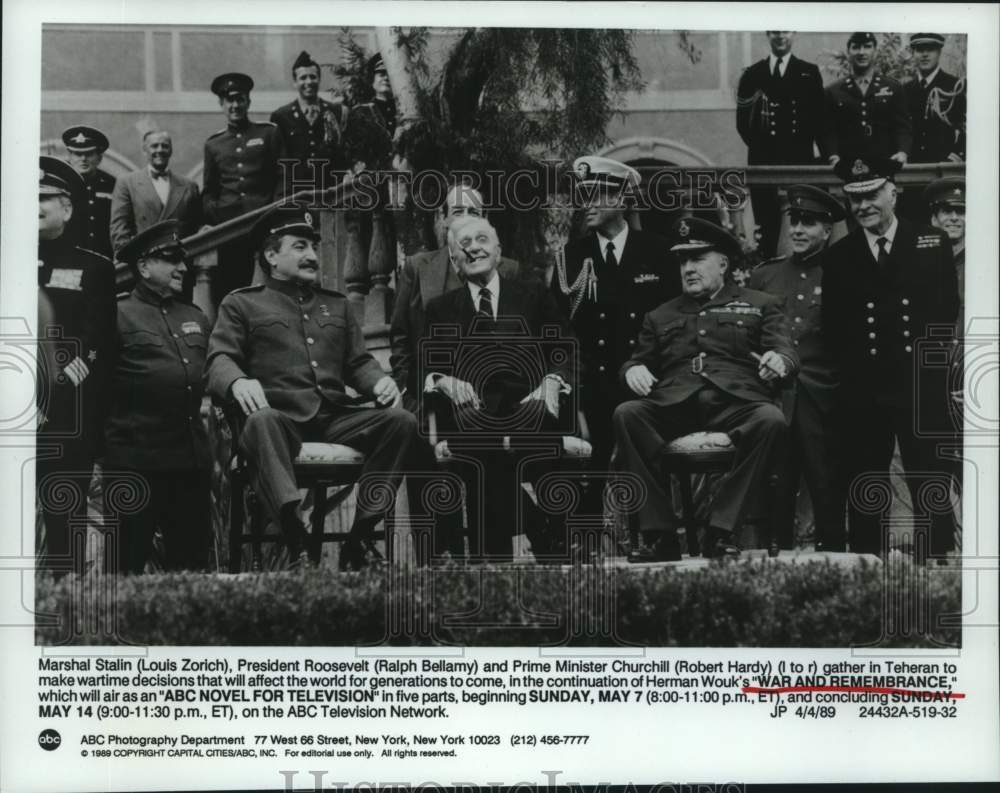 1989 Press Photo Scene From &quot;War and Remembrance&quot; Mini-Series on ABC - Historic Images