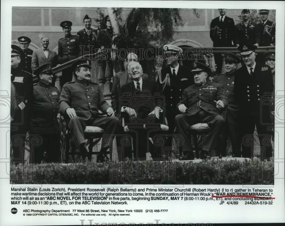 1989 Press Photo Scene From "War and Remembrance" Mini-Series on ABC - Historic Images
