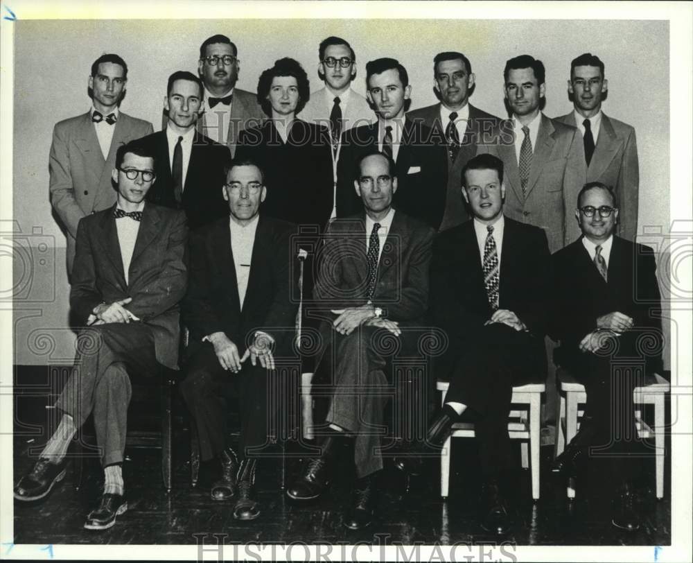 1953 Full-Time Faculty at University of Houston Law Center, Texas - Historic Images