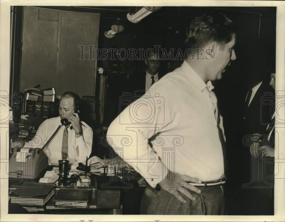 1958 Press Photo White and Byers of the Walker Texas Investment Association - Historic Images