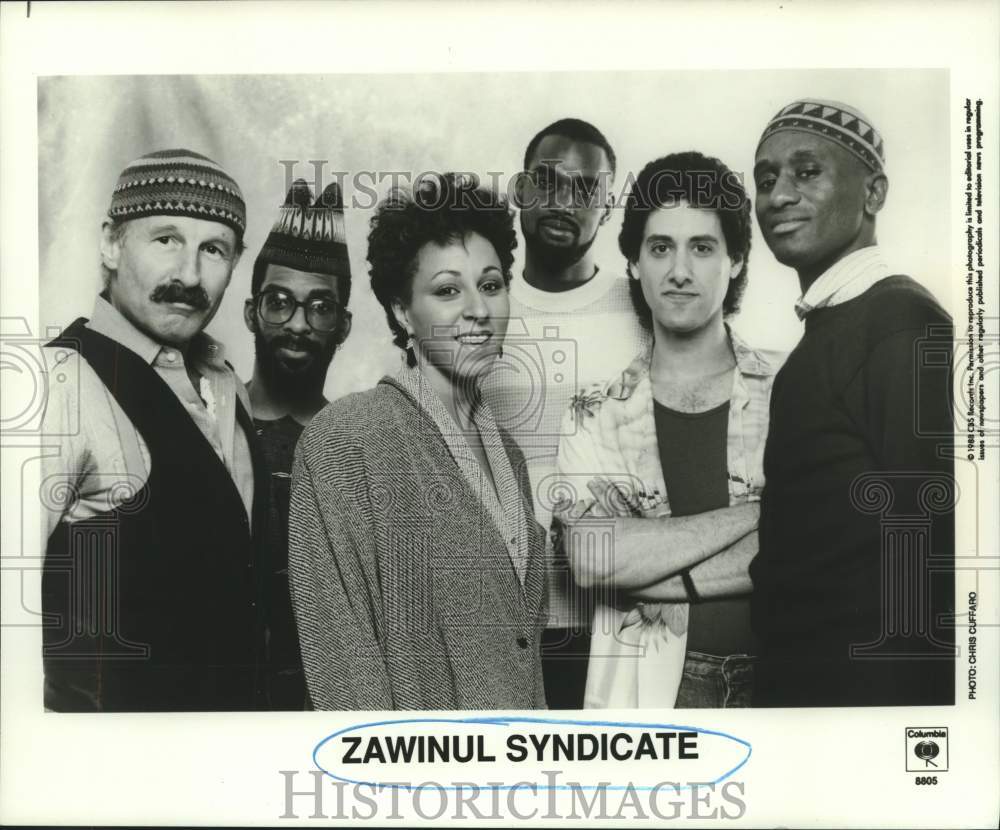 1988 Press Photo Members of the Zawinul Syndicate Band - Historic Images