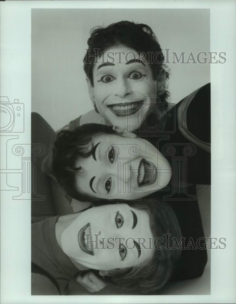 1991 Press Photo Members of Texas Mime Theatre - Historic Images