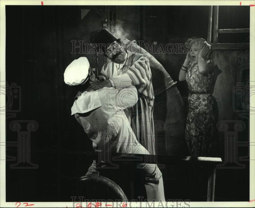 1987 Press Photo &quot;Abduction from the Seraglio&quot; scene at Houston Grand Opera - Historic Images