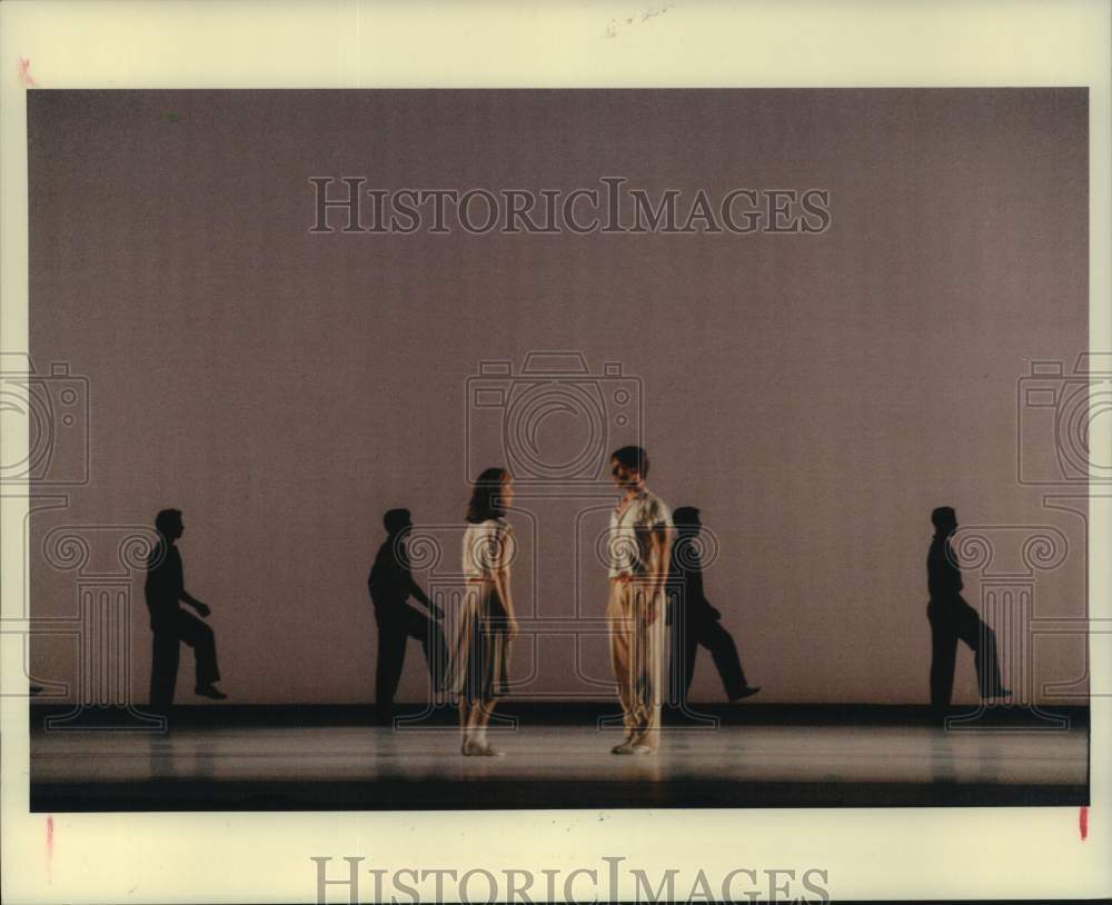 1991 Press Photo Houston Ballet&#39;s Dancers in &quot;There will Never Be Another You&quot; - Historic Images