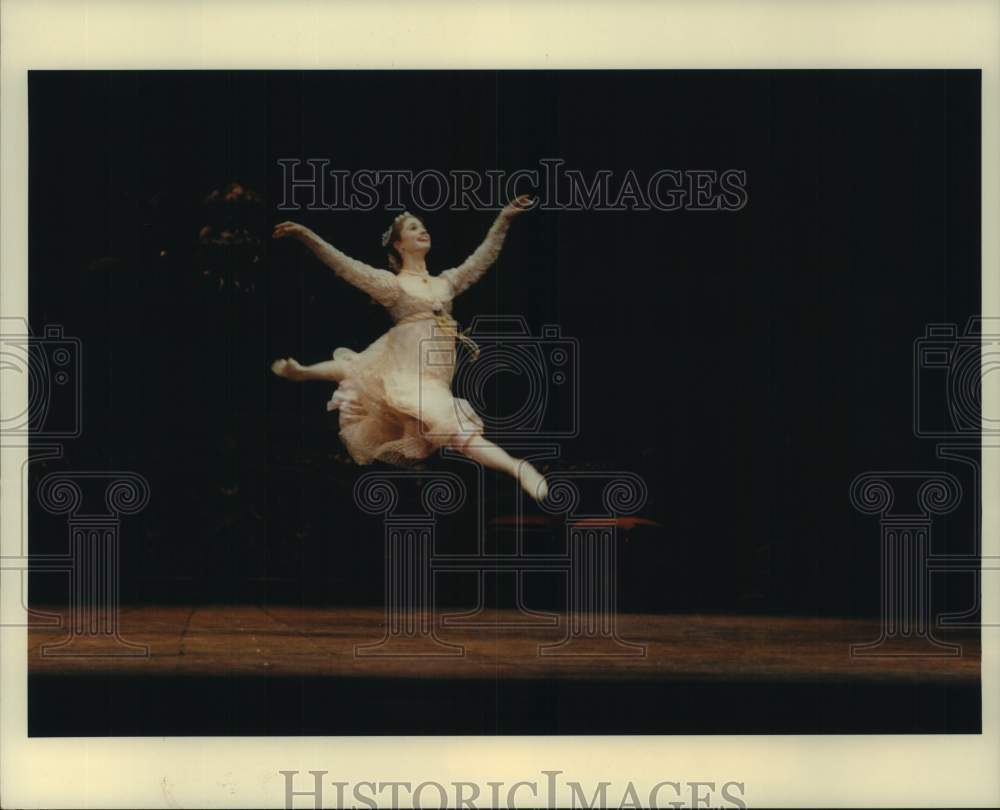 1993 Press Photo Janie Parker Performs in Romeo and Juliet at the Houston Ballet - Historic Images