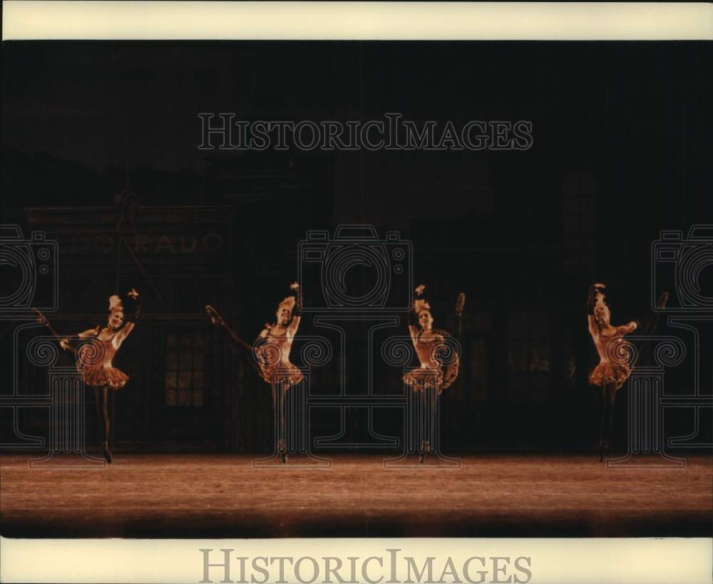 1990 Press Photo "Western Symphony" performed by Houston Ballet - Historic Images