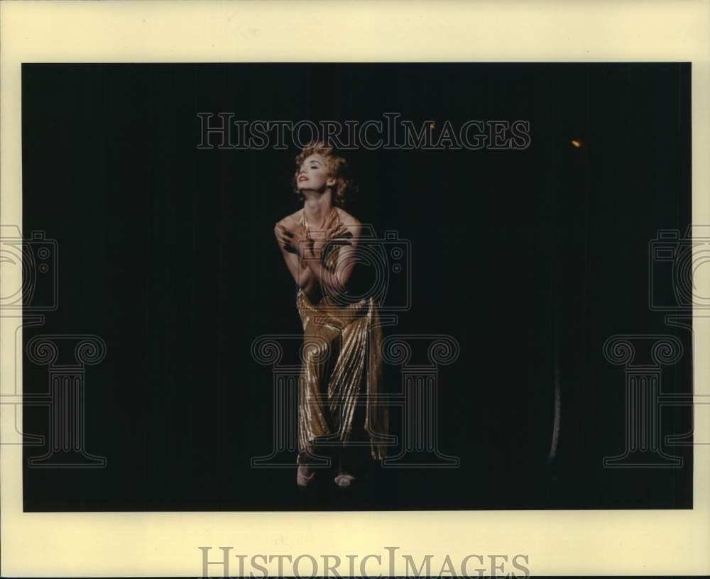 1990 Press Photo Dancer Janie Parker in Ben Stevenson&#39;s Image, Houston Ballet - Historic Images